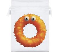 Azeeda 20cm 'Funny Fried Onion Ring' Satin Drawstring Bag/Pouch (SB00138627)