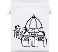 Azeeda 20cm 'Historical Dome Of Florence Cathedral' Satin Drawstring Bag/Pouch (SB00149627)