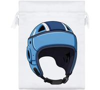 Azeeda 20cm 'Rugby Scrum Cap' Satin Drawstring Bag/Pouch (SB00149055)