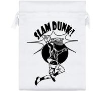 Azeeda 20cm 'Slam Dunk' Satin Drawstring Bag/Pouch (SB00148947)