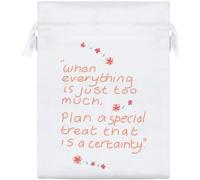 Azeeda 20cm 'When Everything Is Just Too Much ' Satin Drawstring Bag/Pouch (SB00132767)