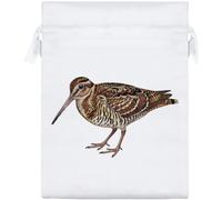 Azeeda 20cm 'Woodcock Bird' Satin Drawstring Bag/Pouch (SB00139287)
