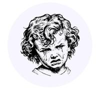 Azeeda 24 x 'Boy Crying' Stickers - for Crafts, Scrapbooking and Labelling (SK00082691)