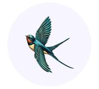 Azeeda 24 x 'Flying Swallow Bird' Stickers - for Crafts, Scrapbooking and Labelling (SK00073044)
