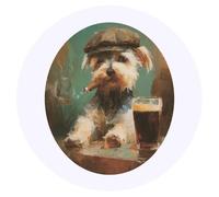 Azeeda 24 x 'Pub Yorkshire Terrier' Stickers - for Crafts, Scrapbooking and Labelling (SK00080404)