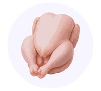 Azeeda 24 x 'Whole Raw Chicken' Stickers - for Crafts, Scrapbooking and Labelling (SK00075749)