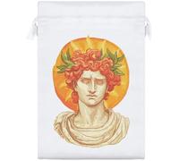Azeeda 25cm 'Apollo Portrait' Satin Drawstring Bag/Pouch (SB00140164)