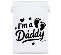 Azeeda 25cm 'I'm a Daddy' Satin Drawstring Bag/Pouch (SB00122484)
