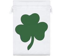 Azeeda 25cm 'Irish Shamrock' Satin Drawstring Bag/Pouch (SB00149292)