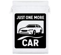 Azeeda 25cm 'Just One More Car' Satin Drawstring Bag/Pouch (SB00129236)