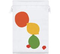 Azeeda 25cm 'Orange Lemon Lime' Satin Drawstring Bag/Pouch (SB00153944)