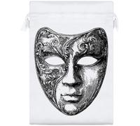 Azeeda 25cm 'Ornate Venetian Masquerade Mask' Satin Drawstring Bag/Pouch (SB00147276)