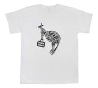 Azeeda 3-4 Years 'Australia Holiday Kangaroo' Children's/Kid's T-Shirt (White) (TS00499998)