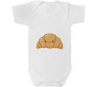 Azeeda 3-6 Month 'Cute Smiling Croissant' Baby Grow/Bodysuit (GR00181095)