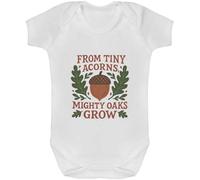 Azeeda 3-6 Month 'From Tiny Acorns Mighty Oaks Grow' Baby Grow/Bodysuit (GR00175471)