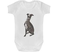 Azeeda 3-6 Month 'Goofy Italian Greyhound' Baby Grow/Bodysuit (GR00104403)