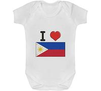 Azeeda 3-6 Month 'I Love The Philippines' Baby Grow/Bodysuit (GR00099912)