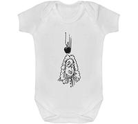 Azeeda 3-6 Month 'Isaac Newton & Apple' Baby Grow/Bodysuit (GR00090975)