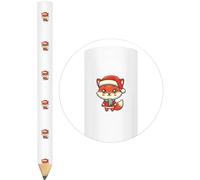 Azeeda 3 x 'Baby Fox Wearing Santa Hat' Carpenter's Pencils (LP00041341)