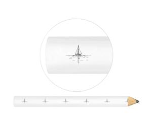 Azeeda 3 x 'Boat on the Horizon' Carpenter's Pencils (LP00043675)