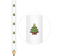 Azeeda 3 x 'Cute Laughing Christmas Tree' Carpenter's Pencils (LP00041431)