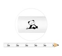 Azeeda 3 x 'Cute Panda Sitting On Branch' Carpenter's Pencils (LP00039663)