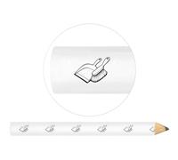 Azeeda 3 x 'Dustpan With Brush' Carpenter's Pencils (LP00045121)