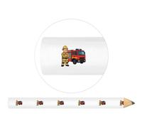 Azeeda 3 x 'Fire Engine & Firefighter' Carpenter's Pencils (LP00041066)
