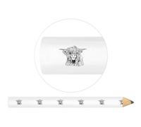 Azeeda 3 x 'Highland Cow Line Drawing' Carpenter's Pencils (LP00040944)