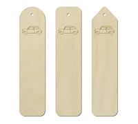 Azeeda 3 x 'Mini Car' Birch Bookmarks (BK00013655)