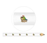 Azeeda 3 x 'Pirate Parrot Sitting on Treasure Chest' Carpenter's Pencils (LP00044013)