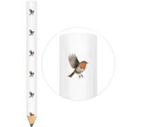 Azeeda 3 x 'Robin Redbreast Bird in Flight Wings Spread' Carpenter's Pencils (LP00041168)