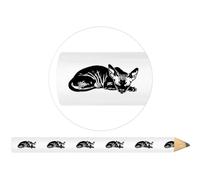 Azeeda 3 x 'Sphynx Cat Sleeping' Carpenter's Pencils (LP00040842)