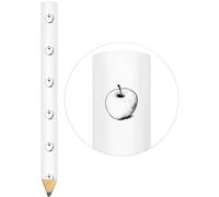 Azeeda 3 x 'Tasty Apple' Carpenters Pencils (LP00032400) | Flat Woodwork Marking Pencils for Builders, DIY and Workshops