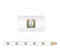 Azeeda 3 x 'White Stag Spirit in Decorative Frame' Carpenter's Pencils (LP00043823)