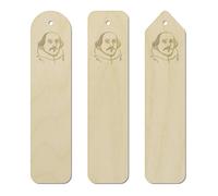 Azeeda 3 x 'William Shakespeare' Birch Bookmarks (BK00032227)