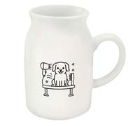 Azeeda 300ml 'Dog Grooming Station' Ceramic Milk Jug (MJ00021120)