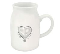 Azeeda 300ml 'Heart-Shaped Hot Air Balloon' Ceramic Milk Jug (MJ00022070)