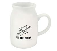 Azeeda 300ml 'Hit The Mark Bow and Arrow Archery' Ceramic Milk Jug (MJ00020838)