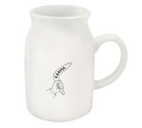 Azeeda 300ml 'Karma Boomerang' Ceramic Milk Jug (MJ00022410)