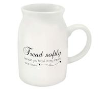 Azeeda 300ml 'Tread Softly Because You Tread On My Dreams' Ceramic Milk Jug (MJ00022700)