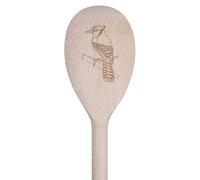 Azeeda 30cm 'Blue Jay on a Branch' Wooden Cooking Spoon (SO00025331)