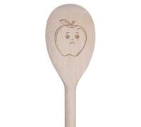 Azeeda 30cm 'Sad Apple' Wooden Cooking Spoon (SO00029571)