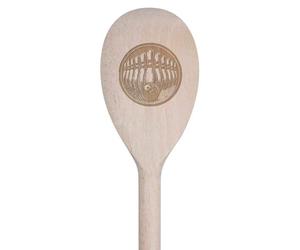 Azeeda 30cm 'Ten Pin Bowling' Wooden Cooking Spoon (SO00024971)