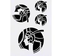 Azeeda 4 x 'Art Deco Dancing Girl' Temporary Tattoos (TO00104950)