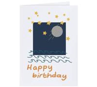 Azeeda 4 x 'Birthday Night Scene' Gift Tags (GI00146797) | Present Labels for Birthdays, Christmas, Weddings and Parties