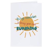 Azeeda 4 x 'Bring Your Own Sunshine' Gift Tags/Labels (GI00132940)