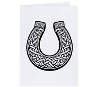 Azeeda 4 x 'Celtic Horseshoe' Gift Tags/Labels (GI00131767)