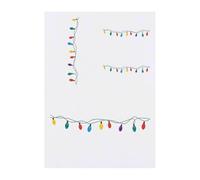 Azeeda 4 x 'Colorful String Lights' Temporary Tattoos - Water Resistant, Skin-Safe, Non-Toxic Transfers, Mixed Sizes (TO00095130)