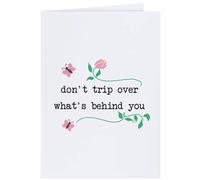 Azeeda 4 x 'Don't Trip Over What's Behind You' Gift Tags/Labels (GI00115058)